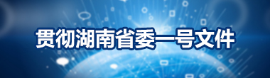 貫徹湖南省委一號文件